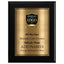 Classic Walnut Plaque Gold & Silver Metal Plate Personalize Online