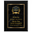 Classic Plaques Marble Effect Black & More - Multiple Sizes