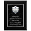 Classic Plaques Marble Effect Black & More - Multiple Sizes