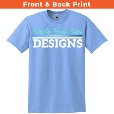 Gildan Youth Dry Blend 8000B T-Shirt Front and Back Print