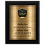 Classic Oak Plaque Gold & Silver Metal Plate Personalize Online