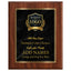 American Walnut With Marble Effect Metal Plaques - 6 Sizes