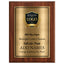 Classic Oak Plaque Gold & Silver Metal Plate Personalize Online