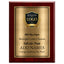 Classic Mahogany Plaque Gold & Silver Metal Plate Personalize Online