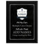 Classic Plaques Marble Effect - Simulated Mahogany & More - Multiple Sizes
