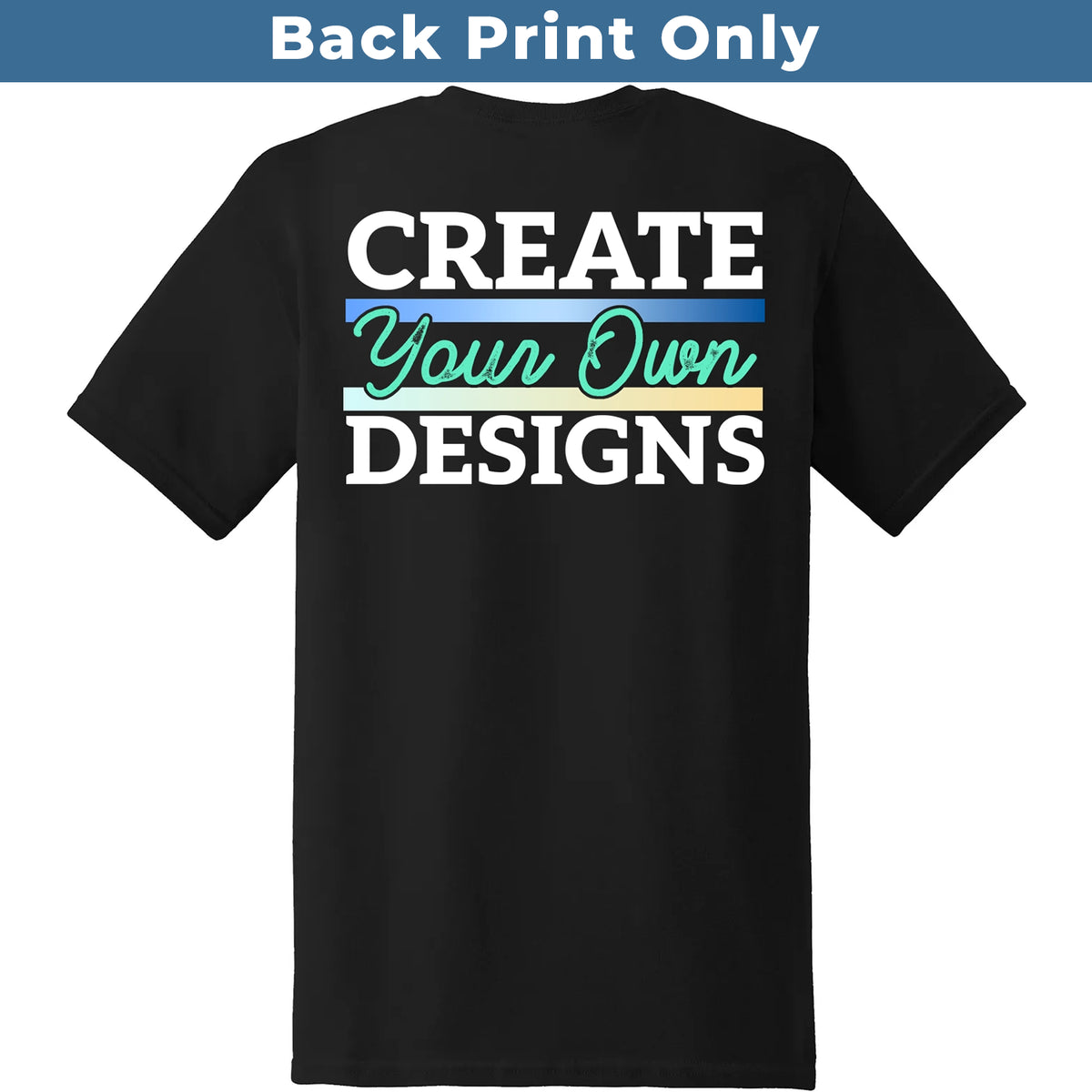 Gildan 6400 Unisex T-Shirt - Back Print Only