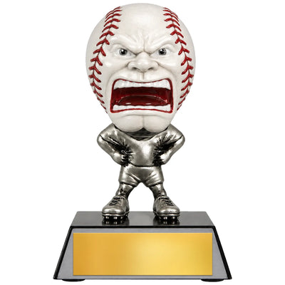 Baseball Trophies - Youth & League Player Awards, 6-3/4" Game Face Resin Trophy