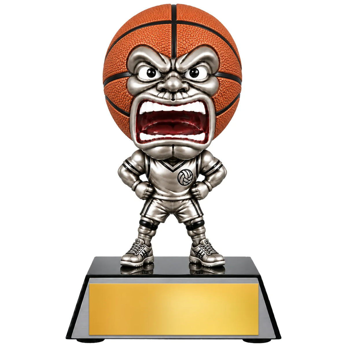 Basketball Trophies - Player & Championship Awards, 6-3/4" Game Face Resin Trophy