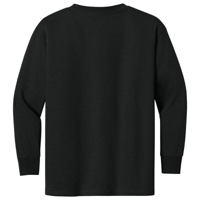 Gildan 5400B Youth Heavy Cotton Long Sleeve T-Shirt Back Print