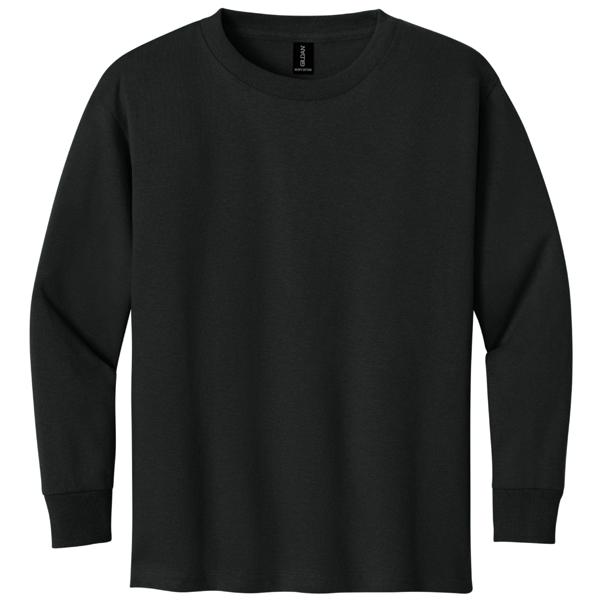 Gildan 5400B Youth Heavy Cotton Long Sleeve T-Shirt Front Print