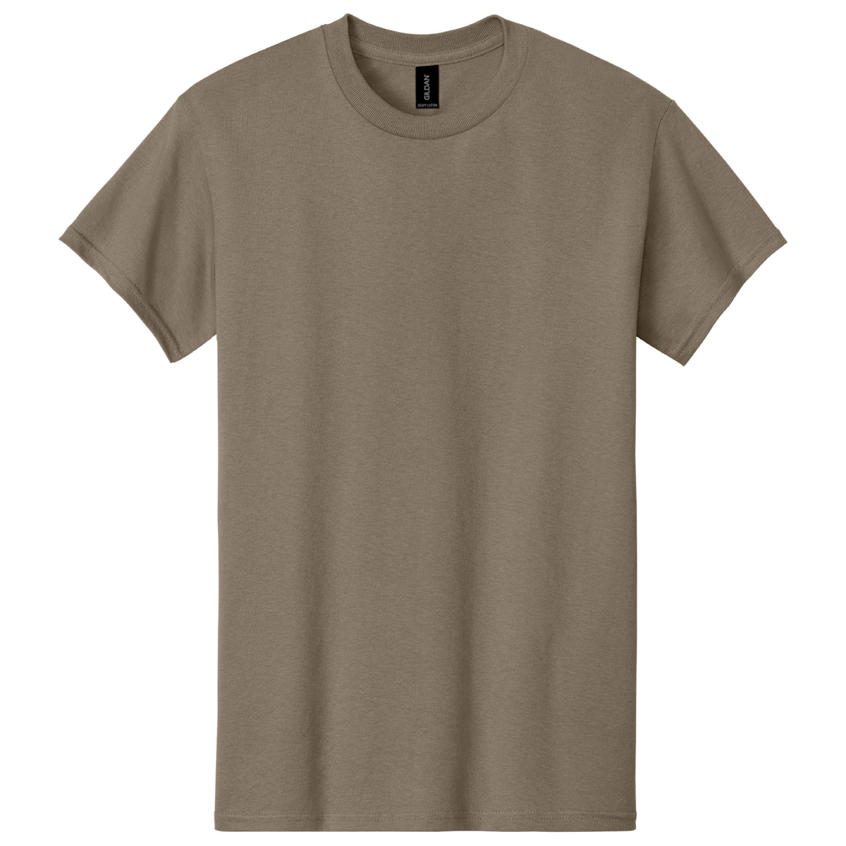 Gildan 5000M Heavy Cotton Men's T-Shirt Front And Back Print