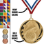 MidNite Star Cheerleading Medal – Gold, Silver & Bronze with 40 Ribbon Options