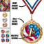 2 3/4" Value Series Cheerleading Medal Mylar Medal
