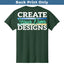 Gildan 5000M Heavy Cotton Men's T-Shirt Back Print
