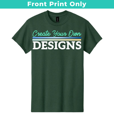 Gildan 5000M Heavy Cotton Men's T-Shirt Front  Print