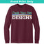 Gildan 5400M Heavy Cotton Long Sleeve T-Shirt Front Print