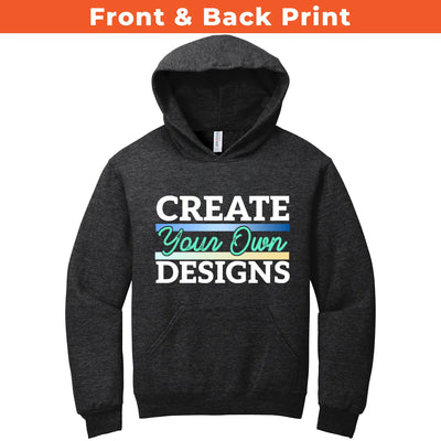 Jerzees Hooded Sweatshirt 996M Front And Back Print