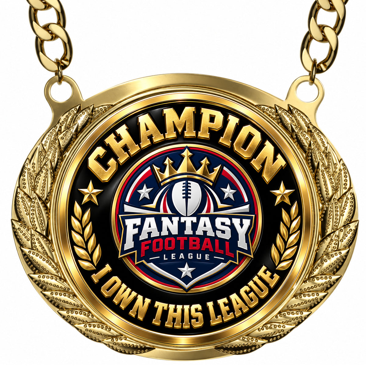 Champion - I Own This League Fantasy Football Trophy Medallion
