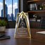 Sales Awards - Gold Sculpted Star Acrylic Awards - Personalize Online – Choose From 5 Designs