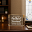 Church Awards - Clear Crystal Facet Block Awards - Personalize Online – Choose From 5 Designs