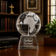 Church Awards - Optical Crystal Globe Awards - Personalize Online – Choose From 5 Designs