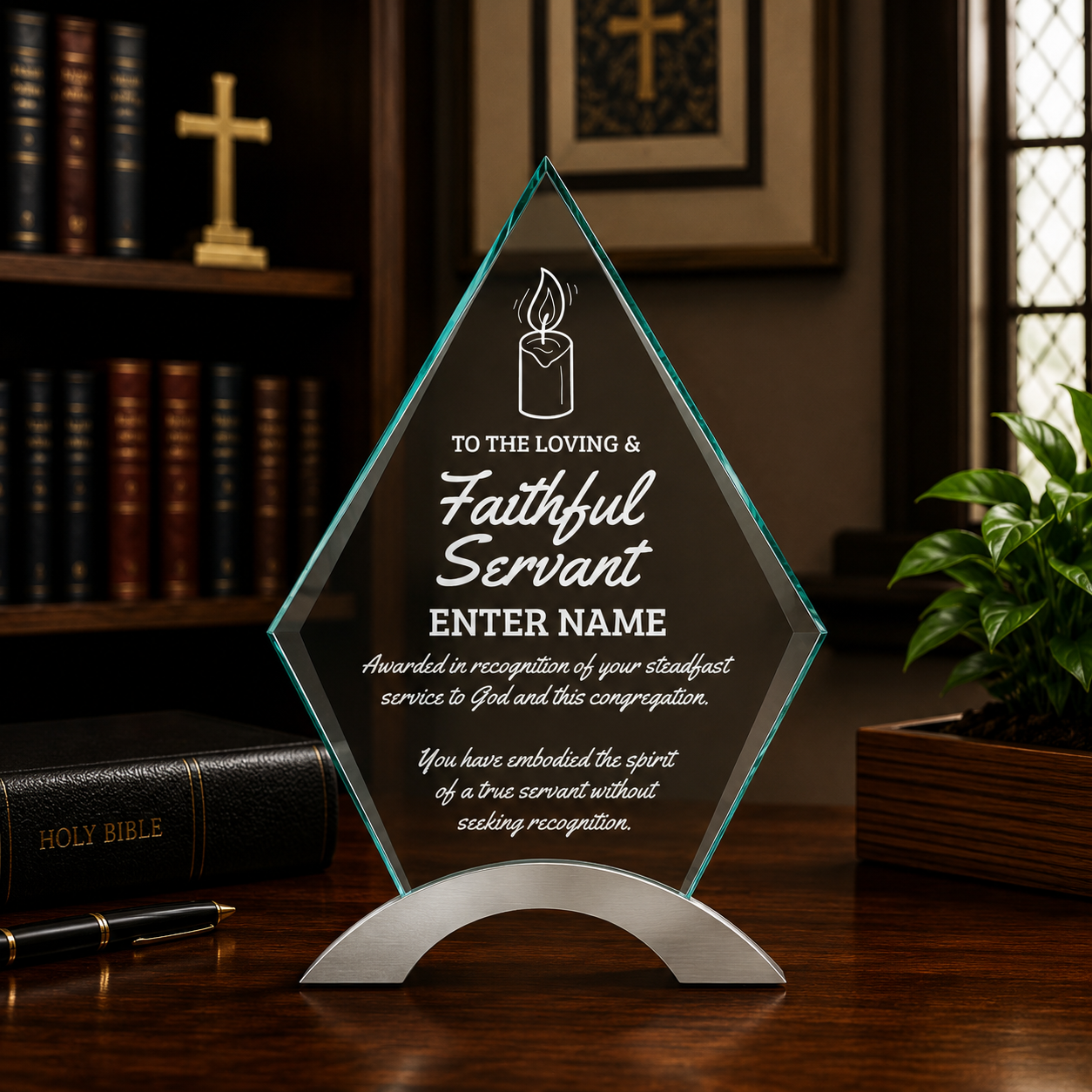 Church Awards - Diamond Cosmic Acrylic Awards - Personalize Online – Choose From 5 Designs