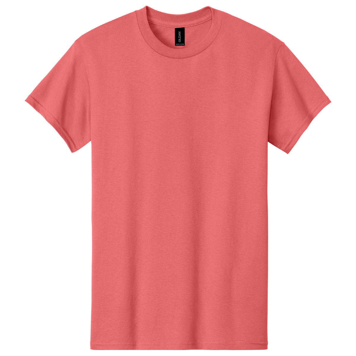 Gildan 5000M Heavy Cotton Men's T-Shirt Front And Back Print
