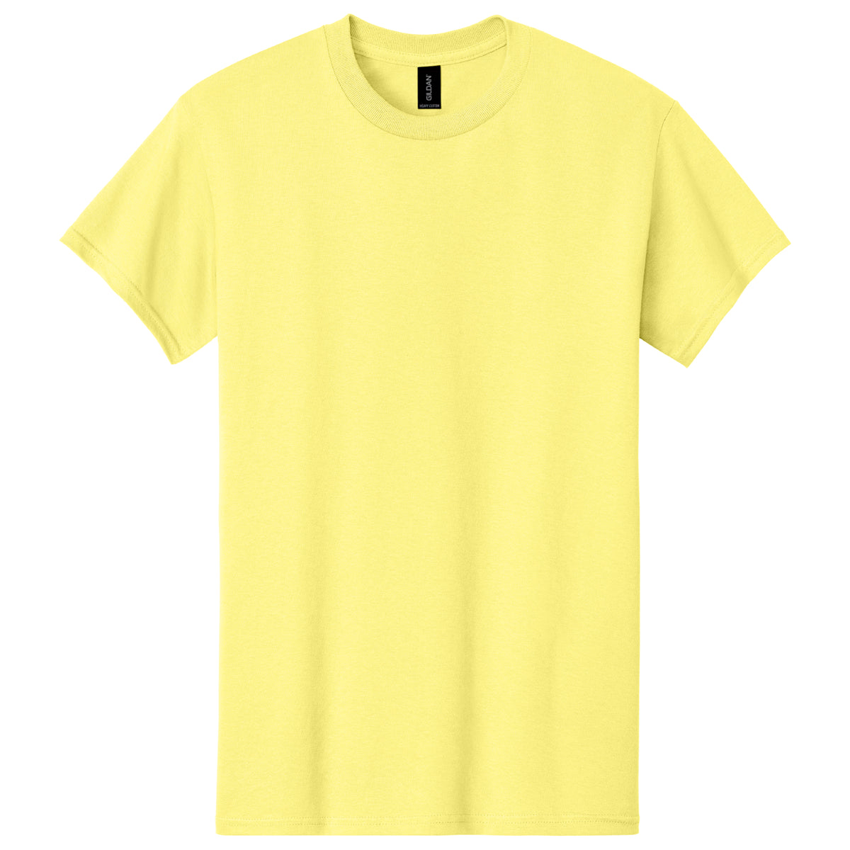 Gildan 5000M Heavy Cotton Men's T-Shirt Front And Back Print