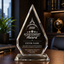 Achievement Awards- Optic Crystal Arrowhead Award - Personalize Online - Choose from 5 Designs