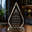 Appreciation Awards - Optic Crystal Arrowhead Award - Personalize Online - Choose From 5 Designs