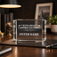 Appreciation Awards - Clear Crystal Facet Block Awards - Personalize Online - Choose From 5 Designs