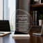 Employee Appreciation Awards - Crystal Oblong Awards with Black Accent - Personalize Online – Choose From 5 Designs