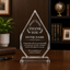 Thank You Awards - Optic Crystal Royal Diamond Awards - Personalize Online – Choose From 5 Designs