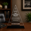 Achievement Awards - Crystal Triangle Awards - Personalize Online – Choose From 5 Designs