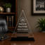 Design Your Own Crystal Triangle Award