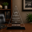 Long Service Awards - Crystal Triangle Awards - Personalize Online – Choose From 5 Designs