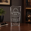 Thank You Awards - Clear Crystal Facet Wave Awards - Personalize Online – Choose From 5 Designs