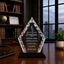Employee Appreciation Awards - Diamond Accent Glass Awards - Personalize Online – Choose From 5 Designs
