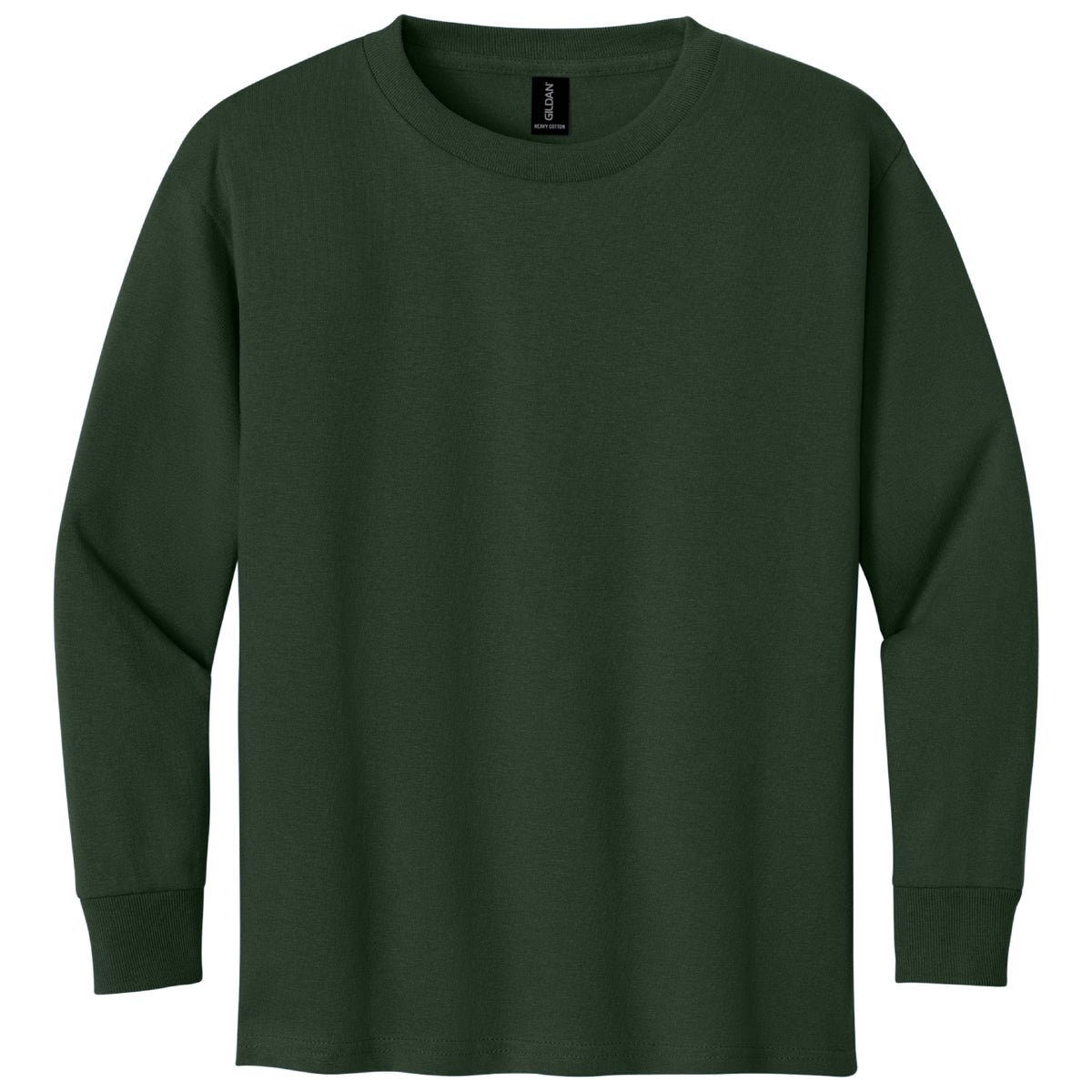 Gildan 5400B Youth Heavy Cotton Long Sleeve T-Shirt Front Print
