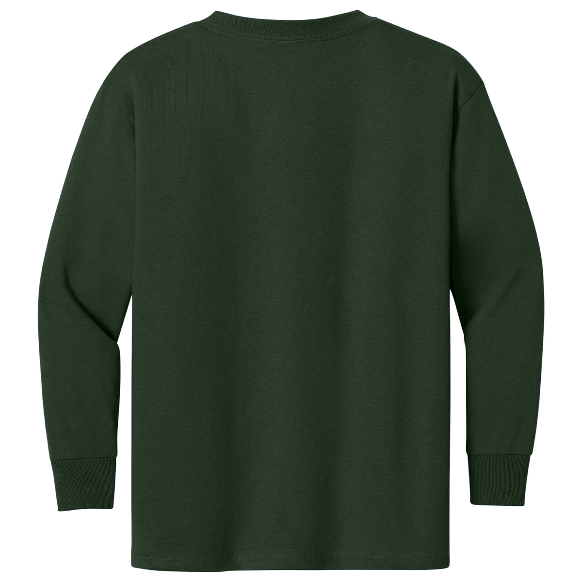 Gildan 5400B Youth Heavy Cotton Long Sleeve T-Shirt Back Print