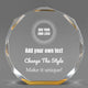 Design Your Own Gold Octagon Acrylic Award