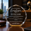 Employee Appreciation Awards - Gold Octagon Acrylic Awards - Personalize Online – Choose From 5 Designs