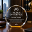 Long Service Awards | Gold Octagon Acrylic Award | Personalize Online – Choose From 5 Designs