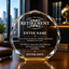 Retirement Awards - Gold Octagon Acrylic Awards - Personalize Online – Choose From 5 Designs