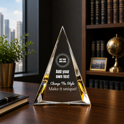 Design Your Own Gold Pinnacle Acrylic Award