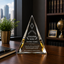 Thank You Awards - Gold Pinnacle Acrylic Awards - Personalize Online – Choose From 5 Designs
