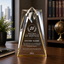 Long Service Awards - Gold Sculpted Star Acrylic Awards - Personalize Online – Choose From 5 Designs