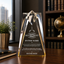 Retirement Awards - Gold Sculpted Star Acrylic Awards - Personalize Online – Choose From 5 Designs