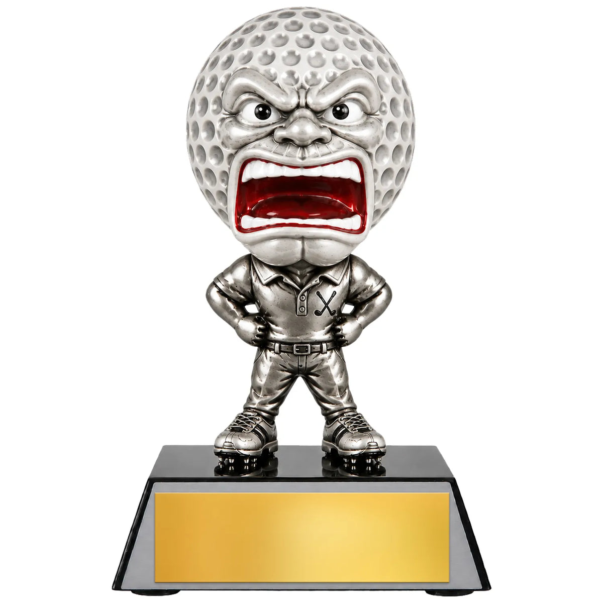 Golf Trophies - Tournament & Player Achievement Awards, 6-3/4" Game Face Resin Trophy