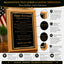 Happy Retirement Classic Plaque - 4 Frame Colors - Silver & Gold Plate Options